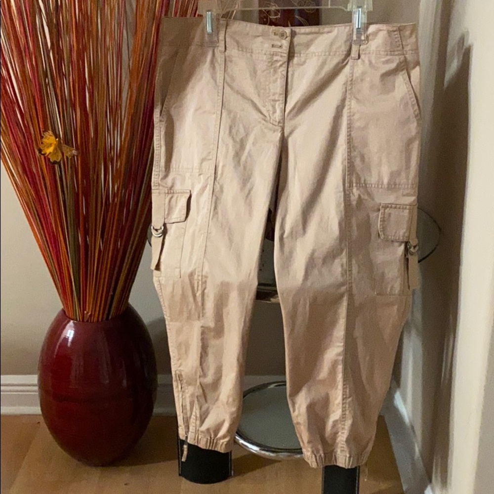 New Beige Talbots Capri Pants